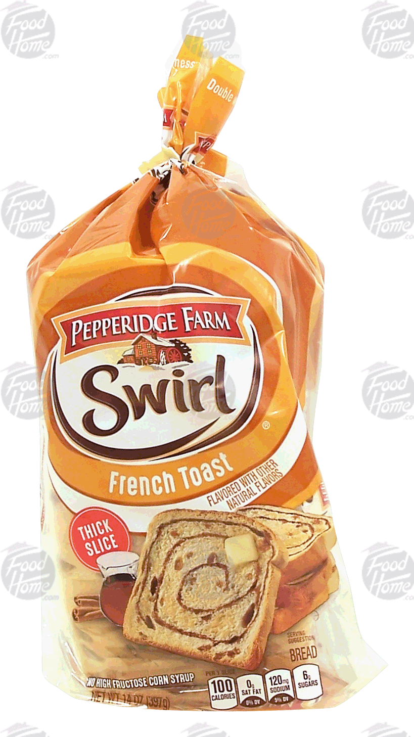 Pepperidge Farm Swirl french toast flavor thick slice bread loaf Full-Size Picture